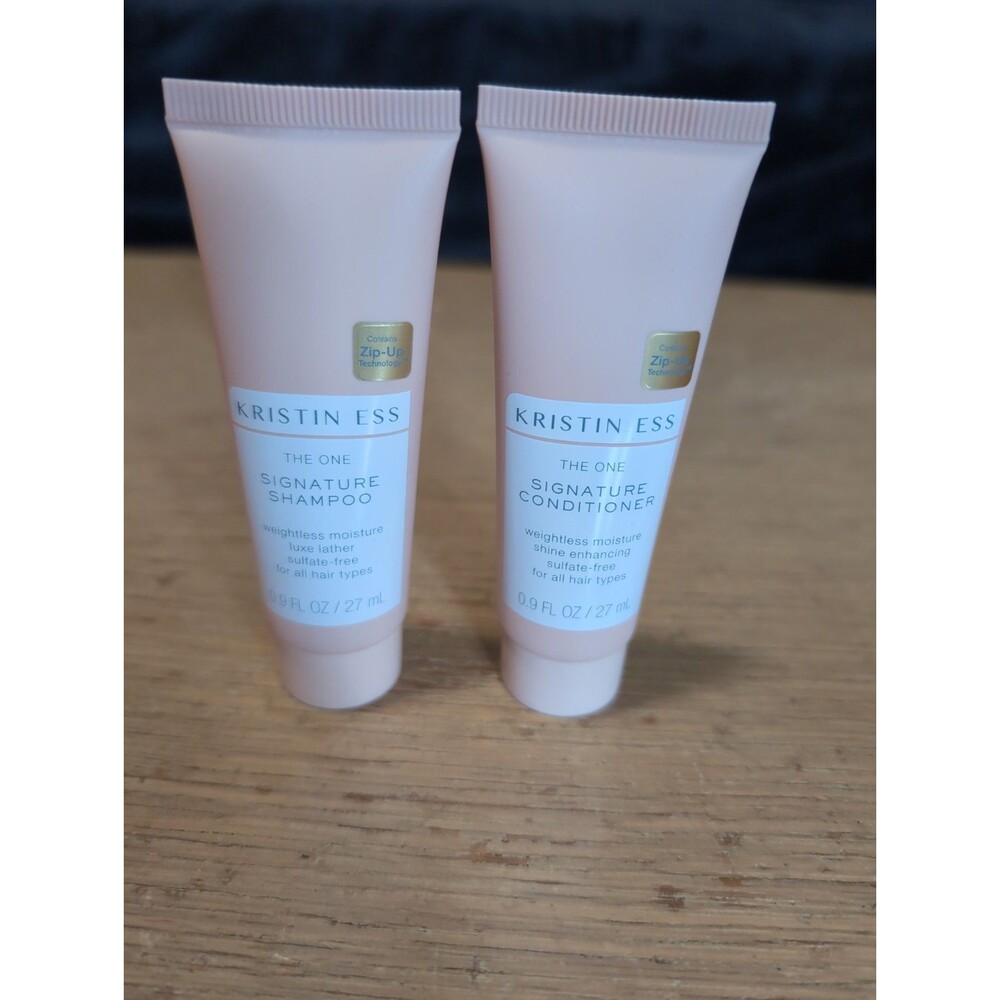 NEW LOT OF 2 KRISTIN ESS Signature SHAMPOO & CONDITIONER 2 OZ EACH